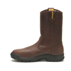 Cat Footwear Slip Resistant | Pull-Ons*Drawbar Steel Toe Work Boot