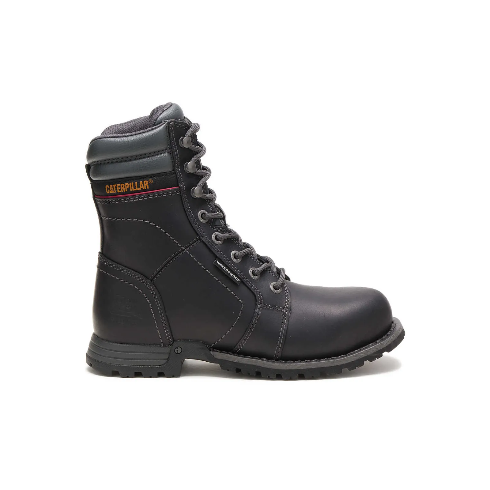 Women Cat Footwear Slip Resistant | Steel Toe*Echo Waterproof Steel Toe Work Boot