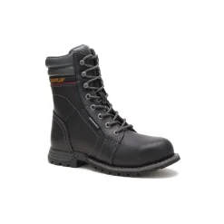 Women Cat Footwear Slip Resistant | Steel Toe*Echo Waterproof Steel Toe Work Boot