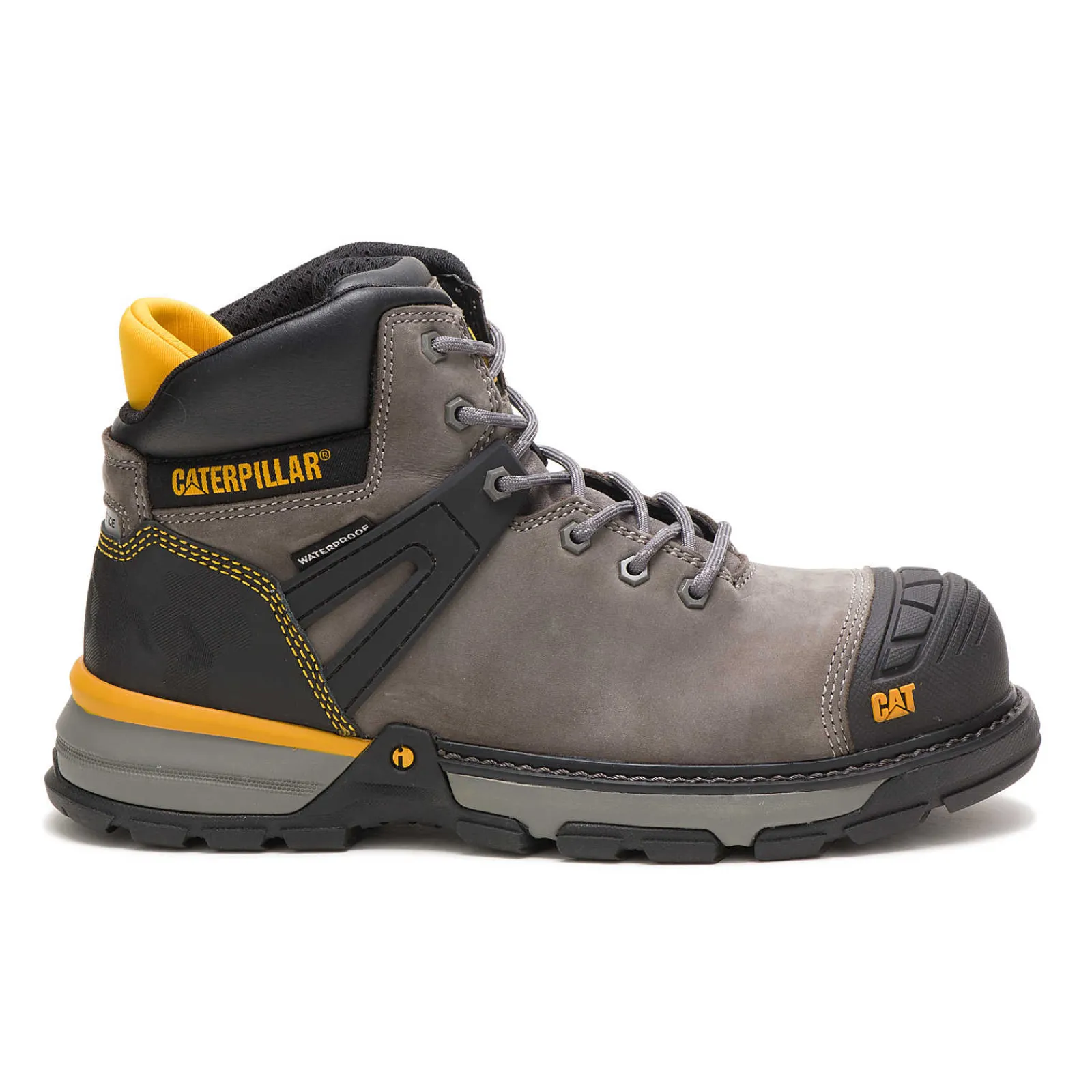 Cat Footwear Lightweight | Slip Resistant*Excavator Superlite Waterproof Carbon Composite Toe Work Boot