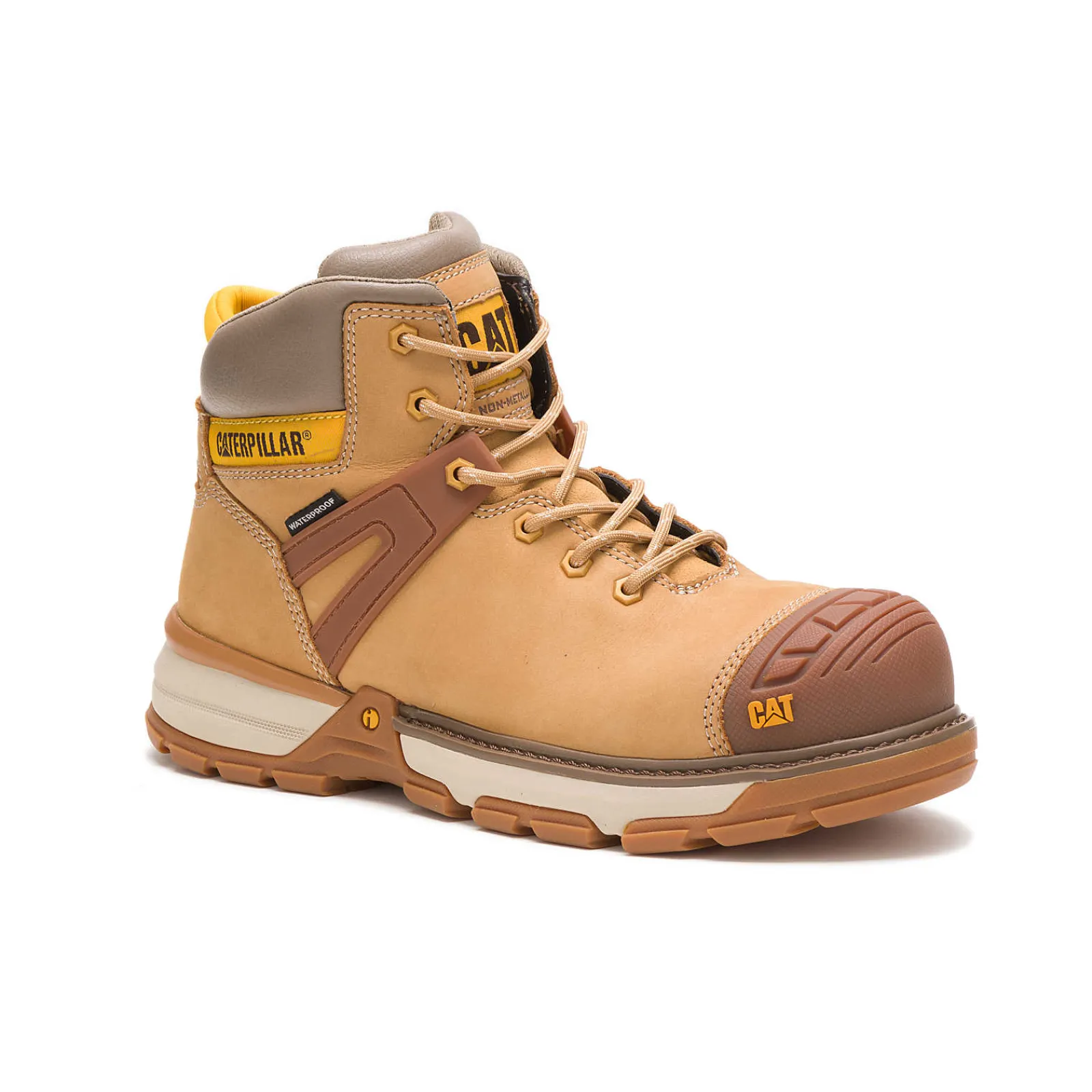 Cat Footwear Slip Resistant | Lightweight*Excavator Superlite Waterproof Carbon Composite Toe Work Boot
