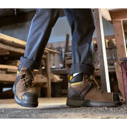 Cat Footwear Lightweight | Slip Resistant*Excavator Superlite Waterproof Carbon Composite Toe Work Boot