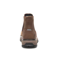 Cat Footwear Slip Resistant | Pull-Ons*Exposition Chelsea Alloy Toe Work Boot