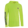 Cat Footwear Ppe | Tops & Outerwear*HiVis UPF Hooded Long Sleeve Tee