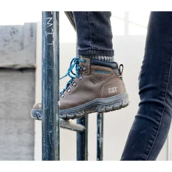 Women Cat Footwear Slip Resistant | Waterproof*Mae Steel Toe Waterproof Work Boot