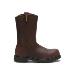 Cat Footwear Slip Resistant | Pull-Ons*Revolver Steel Toe Work Boot