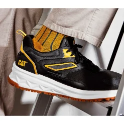 Cat Footwear Lightweight | Slip Resistant*Streamline Runner Carbon Composite Toe Static Dissipative Work Shoe